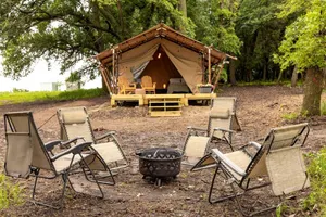 Image of Charming Vineyard Glamping Tent with Wine Tastings near Lake Shetek in Currie, Minnesota