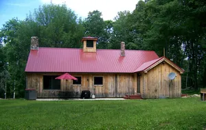 Image of Rustic Family Cabin Rental with Nature Trails near Sturbridge, Massachusetts