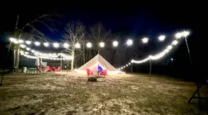 Image of Rustic Bell Tent on a Texan Farm, Nestled in the Sam Houston National Forest, Perfect for a Weekend