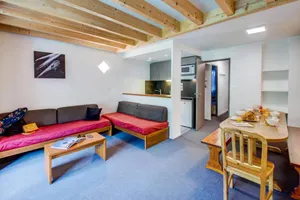 Image of Ski-in/ski-out & foot of the slopes, balcony, parking, tv, ski locker, 35m², Peyragudes