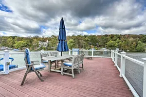Image of Lake Hopatcong Family Home with Boat Slip and Dock