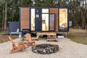 Image of Picturesque Tiny House with Incredible Hiking Trails, Farmlands and Wildlife in Victoria, Australia