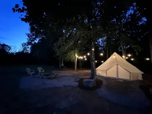 Image of Lovely Bell Tent for Memorable Glamping Weekends in Conneticut
