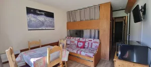 Image of 3rd floor, view ski slopes, balcony, tv, ski locker, 22m², La Plagne