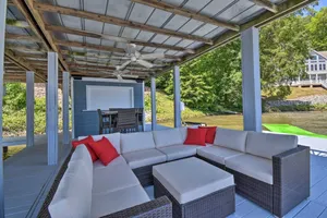 Image of Bracey Home on Lake Gaston: Furnished 2-story Dock
