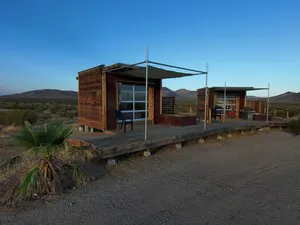 Image of Secluded Glamping Eco-Pod Rental in the Mojave Desert near Ridgecrest, California