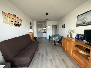 Image of Studio charmant avec balcon loggia, parking gratuit, plage et commerces à proximité - FR-1-652-14