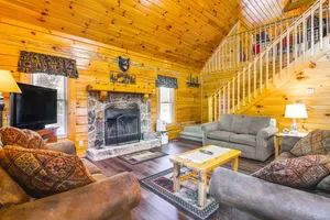 Image of Sevierville Cabin w/ Hot Tub: Near Pigeon Forge!