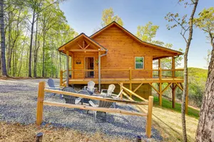 Image of Mountain View & Fire Pit: Updated Murphy Cabin!