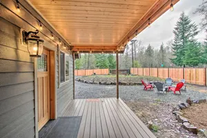 Image of Secluded Ashford Getaway w/ Fire Pit + Grill!