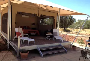 Image of Luxury Tent Rental in MacDonnell Mountain Range in Alice Springs, Australia