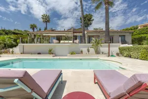 Image of Luxurious sea view villa outside infinity pool - heated indoor pool