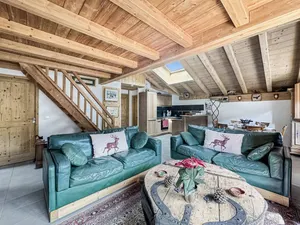 Image of Charme au centre d'Arâches : 2 pièces + coin montagne, 4/5 pers, proche pistes et commerces - FR-1-572-154