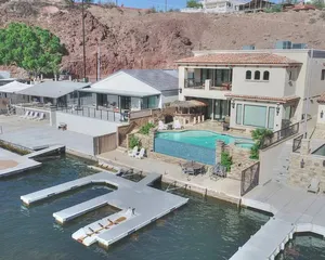 Image of Splash Landing! Dock, Pool & Hot Tub , Riverfront House & Guest