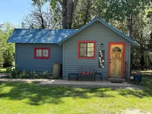 Image of Cozy Rustic Cabin with Riverside Patio on the Pecos River – Pecos, New Mexico