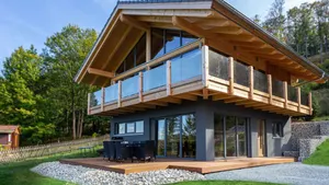 Image of Holiday home with terrace, BBQ & garden | Mountain view