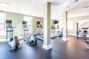 Image of Viagem Charlotte Modern Studio Balcony and Gym