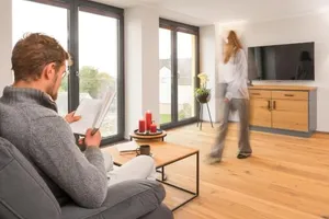 Image of Ferienwohnung im Chaletstil Schlossblick 51 qm Wellness Fitness Sauna Bergrödelhof
