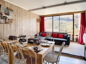 Image of Les Menuires : 2 pièces, 6 pers, balcon sud, wifi, animaux, parking - FR-1-178-75