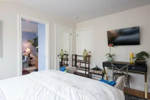 Image of Overlooking Marina del Rey sailboats, is Green Ginger Playa Del Rey on the bluff,