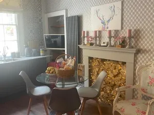 Image of Georgian city apartment at Thomas Street double bedroom and two single trundle beds