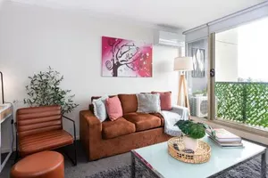 Image of City skyline views with swimming pool!