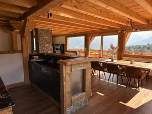 Image of Chalet vue Mont Blanc avec jacuzzi extérieur