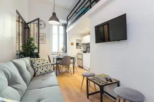 Image of ANGLE DROIT- LOFT CHARMANT ET ATYPIQUE, CLIMATISATION, Vieux-Nice