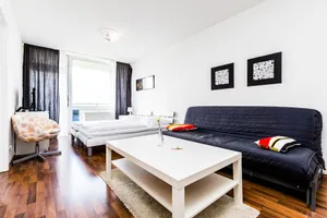 Image of Cologne Fair Apartment with Cathedral View