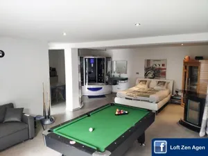 Image of Loft Zen SPA Balneo Parking Gratuit Sauna Hammam Billard