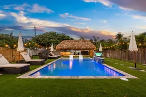 Image of Bali Inspired home with Heated Pool, Sauna and Hot Tub! Close to Beach and Atlantic Ave