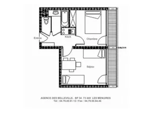 Image of Appartement spacieux, skis aux pieds, balcon, Les Menuires - FR-1-344-1054
