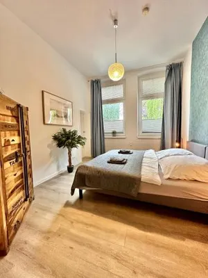 Image of Erholsame City-Erdgeschosswohnung mit Veranda, Grill und Parkplatz D46EG