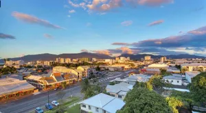 Image of Cairns Penthouse - Private Rooftop Outdoor Gym, Spa & TV Area with Sunset & Mountain Views