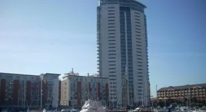 Image of Beach on the doorstep Meridian Tower Marina Swansea