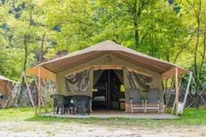 Image of Safari tent at Camping le Confluent