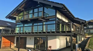 Image of Hunsrück Valley View Apartment with Cedar SAUNA
