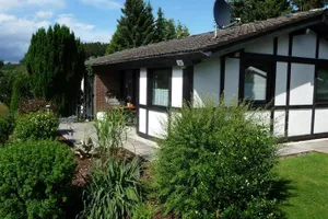 Image of Ferienhaus Henneseeblick - Lake - View - Terrace - Hils - Wood - WIFI