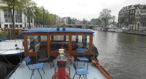 Image of Waterloo square river vieuw houseboat