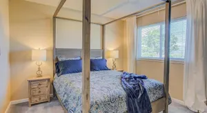 Image of Deep Blue Spacious Escape w Hot Tub & Playground