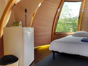 Image of Les O de Privas, 1 Tente Wigwam avec piscine en saison et jacuzzi avec supplément