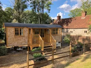 Image of The Walnut Wagon in the heart of Mells.