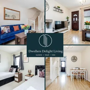 Image of Dwellers Delight Living Ltd Serviced accommodation 2 Bed House, free Wifi & Parking, Prime Location London, Woodford