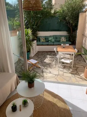 Image of Bright studio with small terrace