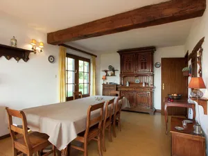 Image of Friendly and rustic family home with fireplace