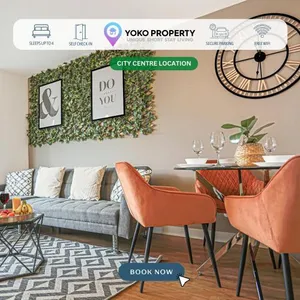 Image of Luxury 1 Bedroom Apartment with Balcony - Central MK - Free Parking, Fast WiFi and Smart TV by Yoko Property
