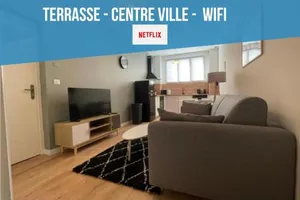 Image of Centre Ville Superbe T2 Neuf Wifi Terrasse Netflix