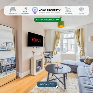 Image of Lutterworth House - Prime Location - Free Parking, Pool Table, Fast WiFi and Smart TV by Yoko Property