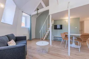 Image of One bedroom mezzanine apartment, with parking