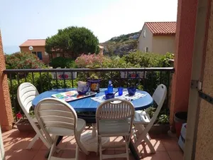 Image of 4RB86 Appartement type T2 cabine dans résidence bord de mer à Collioure